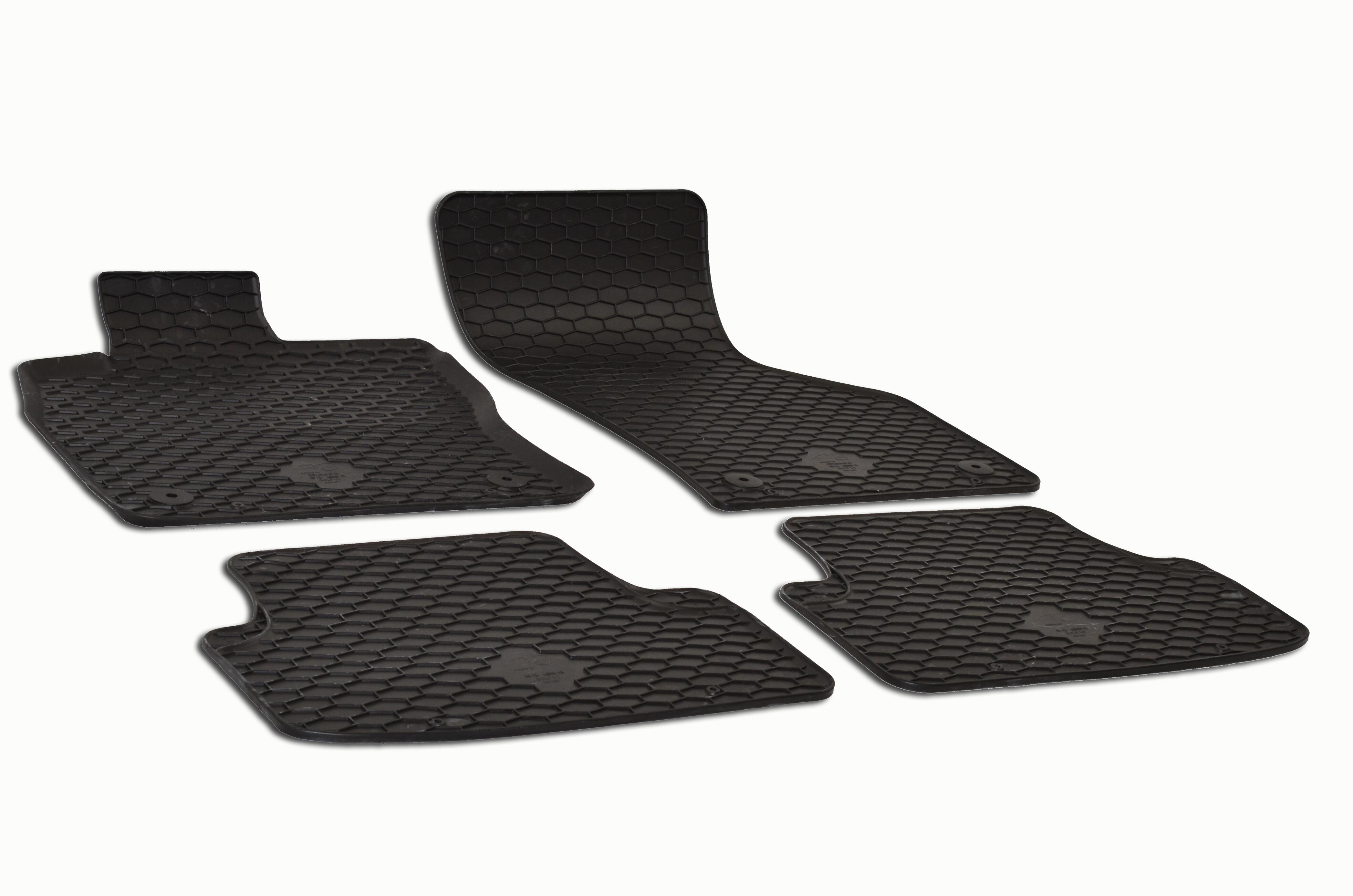 Audi VW Floor Mat Set - Front and Rear (All-Weather) (Black) 8V5061512041 - eEuro Preferred 217876